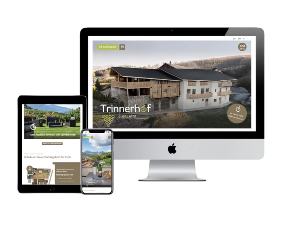 Trinnerhof Website